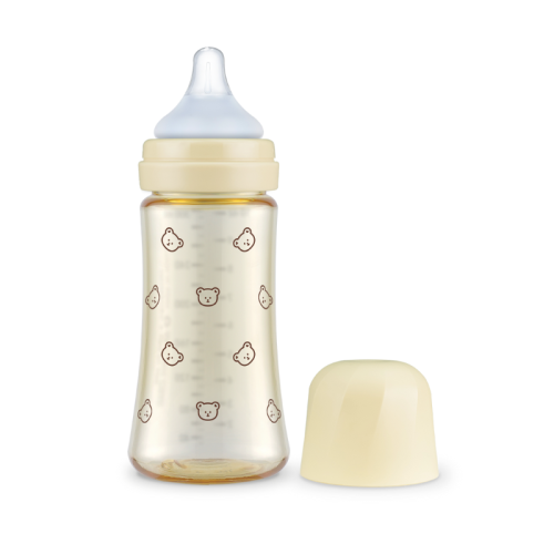 Bình sữa PPSU Dotgom đơn 300ml (gồm núm ti giai đoạn 2)