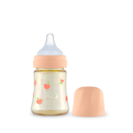 Bình sữa PPSU Hoa đào 200ml (gồm núm ti giai đoạn 1)