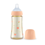 Bình sữa PPSU Hoa đào 300ml (gồm núm ti giai đoạn 2)
