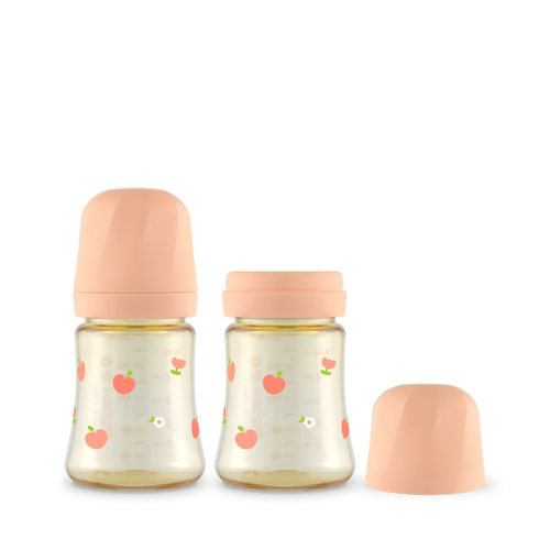 Bình đôi PPSU Hoa đào 200ml  (không có núm ti)