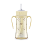 Bình ống hút PPSU Dotgom 300ml nắp an toàn một chạm