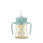 Bình ống hút PPSU Oliu 200ml nắp an toàn một chạm